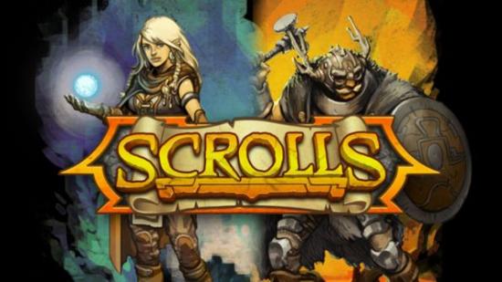 The logo for scrolls