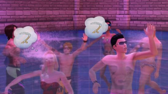 The Sims 4 pools