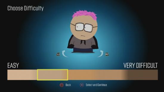 south park the fractured but whole skin colour difficulty slider