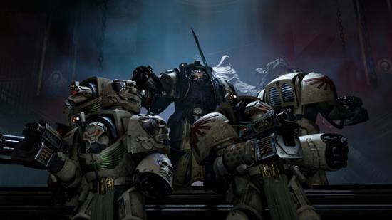 Even in a Space Hulk, there is just enough room for a dramatic battle formation.