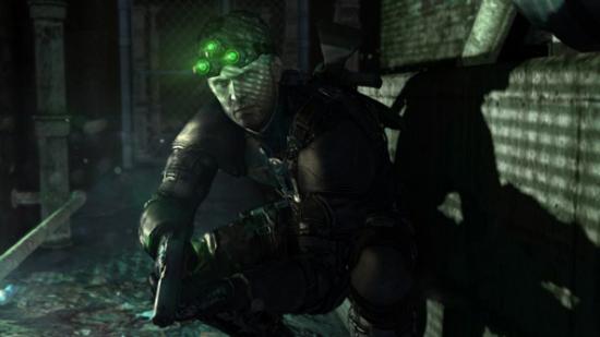 Sam Fisher, as he looked when he walked on the Ironside.