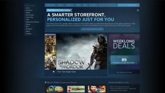 Steam store getting a facelift as Valve prepares devs for visibility changes