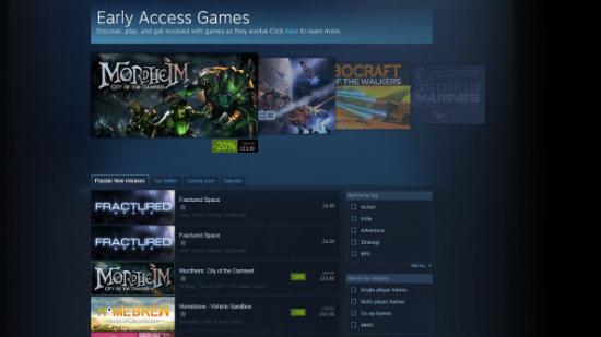 Steam Early Access rules and guidelines