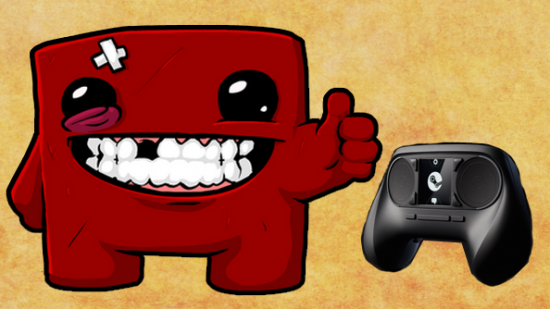 Super Meat Boy Tommy Refenes Steam controller