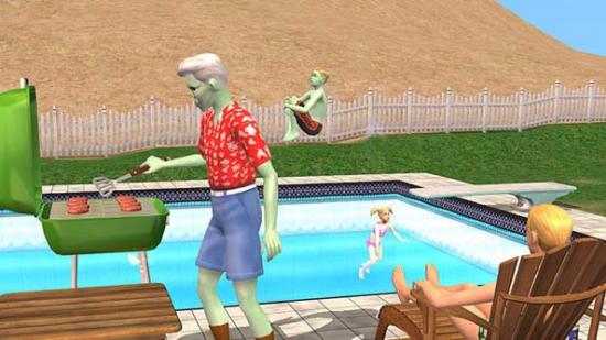 The Sims 2: when even the zombies had fun.