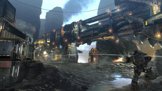 Dig Site: a view from the frontier in Titanfall.