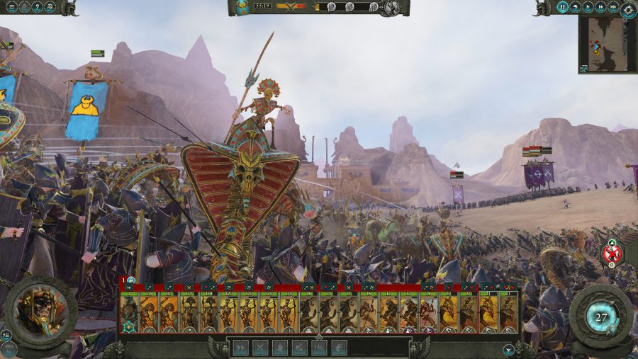 Total War: Warhammer 2 Tomb Kings battle