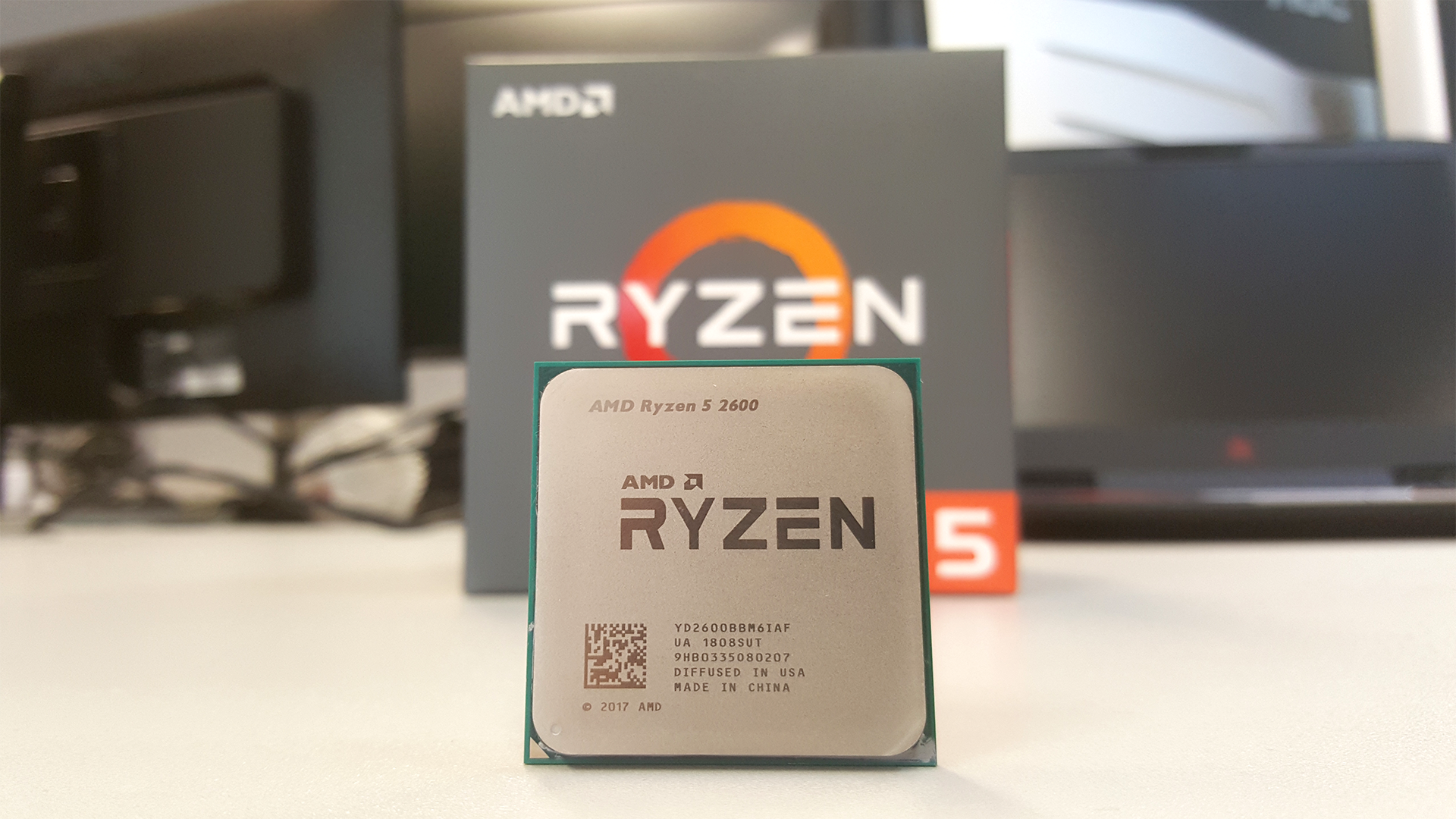 AMD CPU Ryzen 2600 with Wraith Stealth cooler YD2600BBAFBOX 