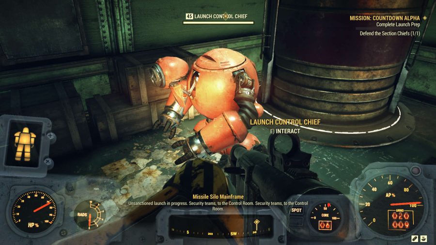 Fallout 76 nukes Defending the robots