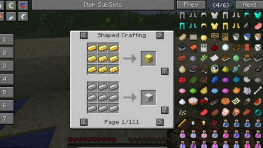 Minecraft mods - Not Enough Items