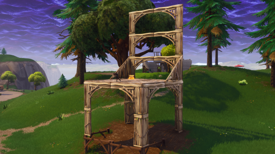 Fortnite search between three oversized seats location