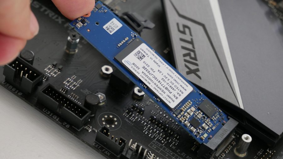 Intel Optane 32GB install