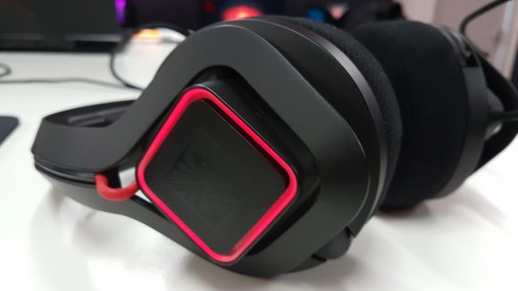 Omen gaming headset with active cooling