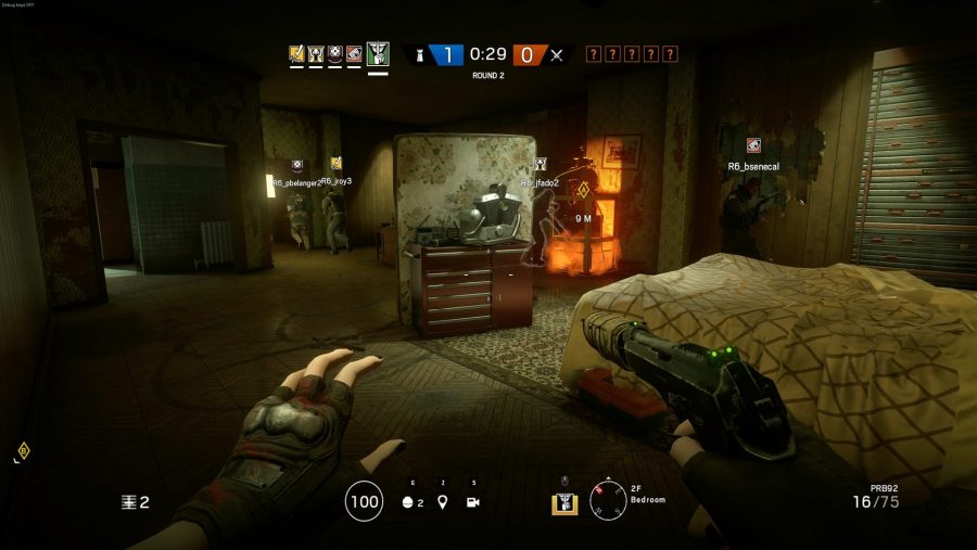 A squad  prepares to support  successful  1  of the champion  multiplayer games, Rainbow Six Siege
