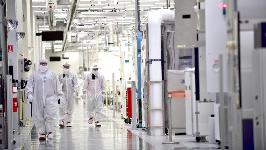 Intel manufacturing floor