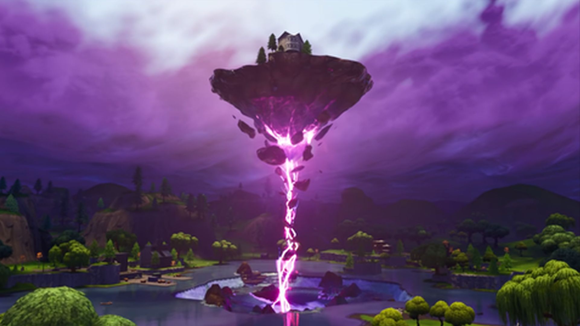 This Fortnite player used Loot Lake to fly at 250 mph ... - 1921 x 1080 jpeg 115kB