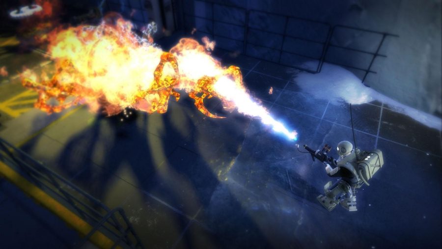 Aliens take a flamethrower to the face in Alien Swarm, one of the best free PC games