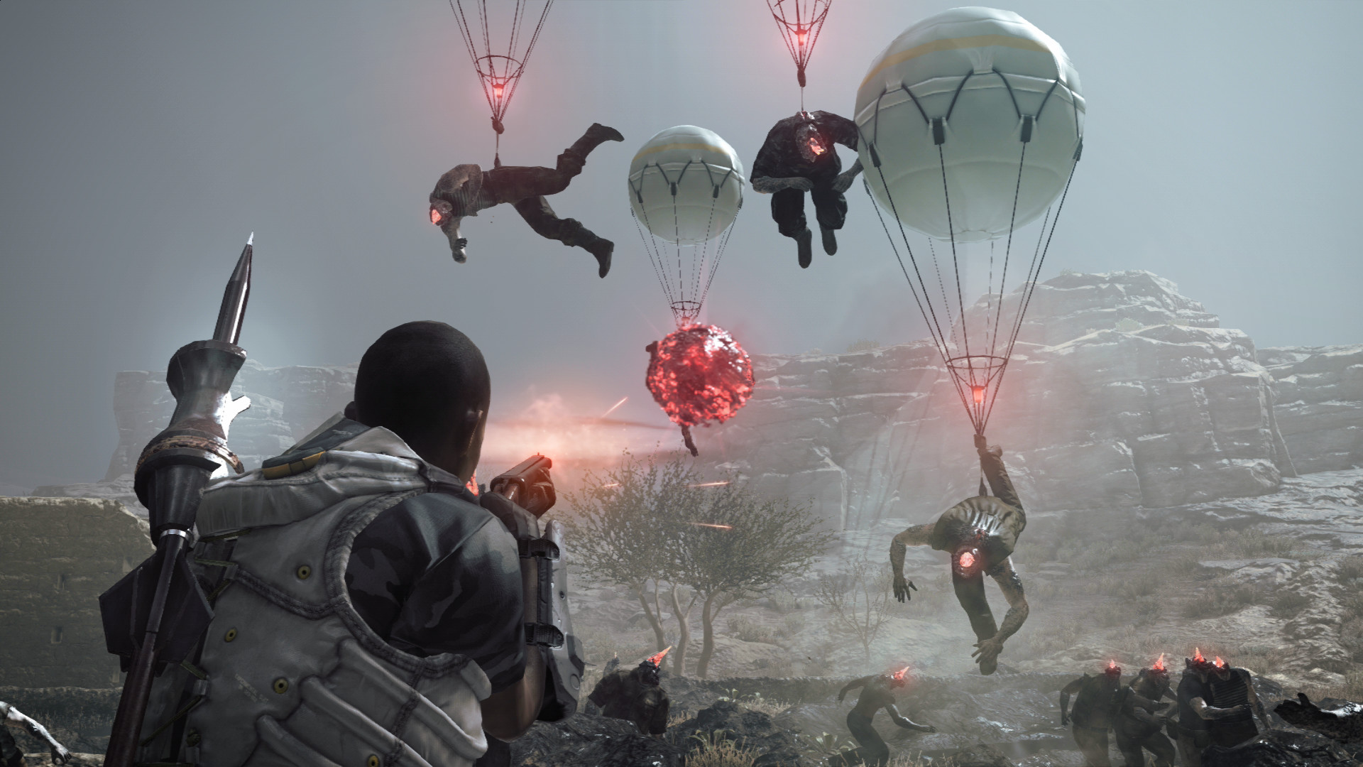 Metal Gear Survive Pcgamesn - roblox parachute gear
