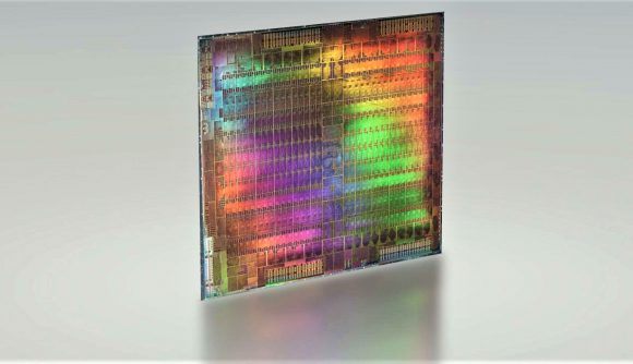 AMD GPU die 3D