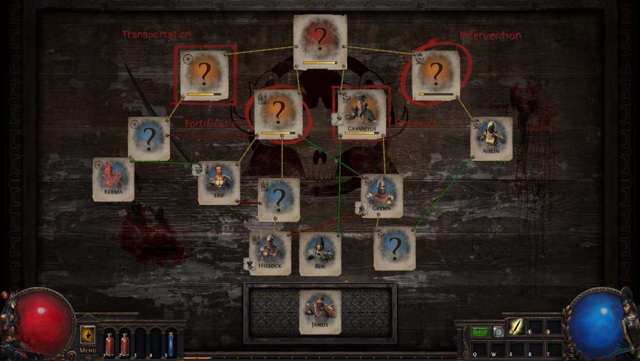 path of exile betrayal relationship panel