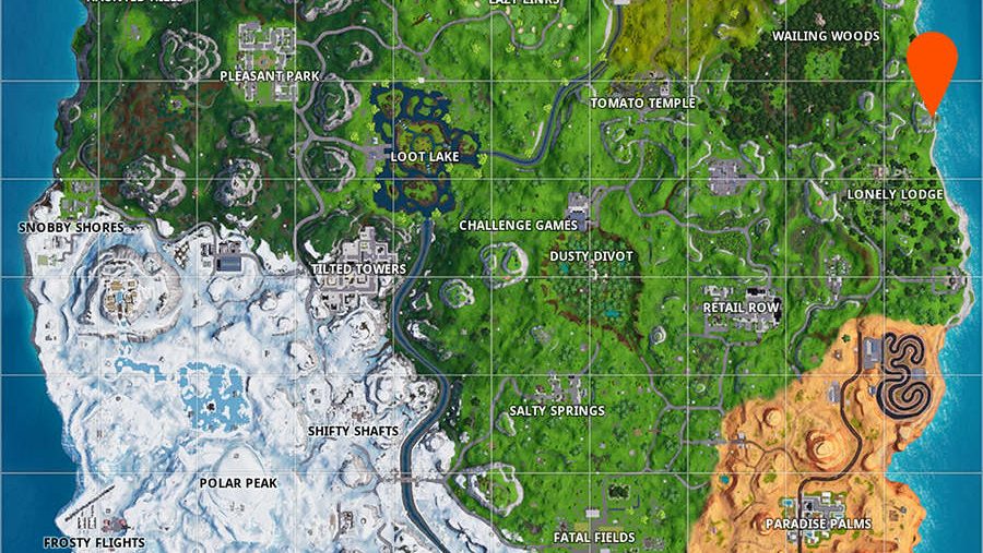 Fortnite Lonely Lodge piano location: where to play Sheet ...