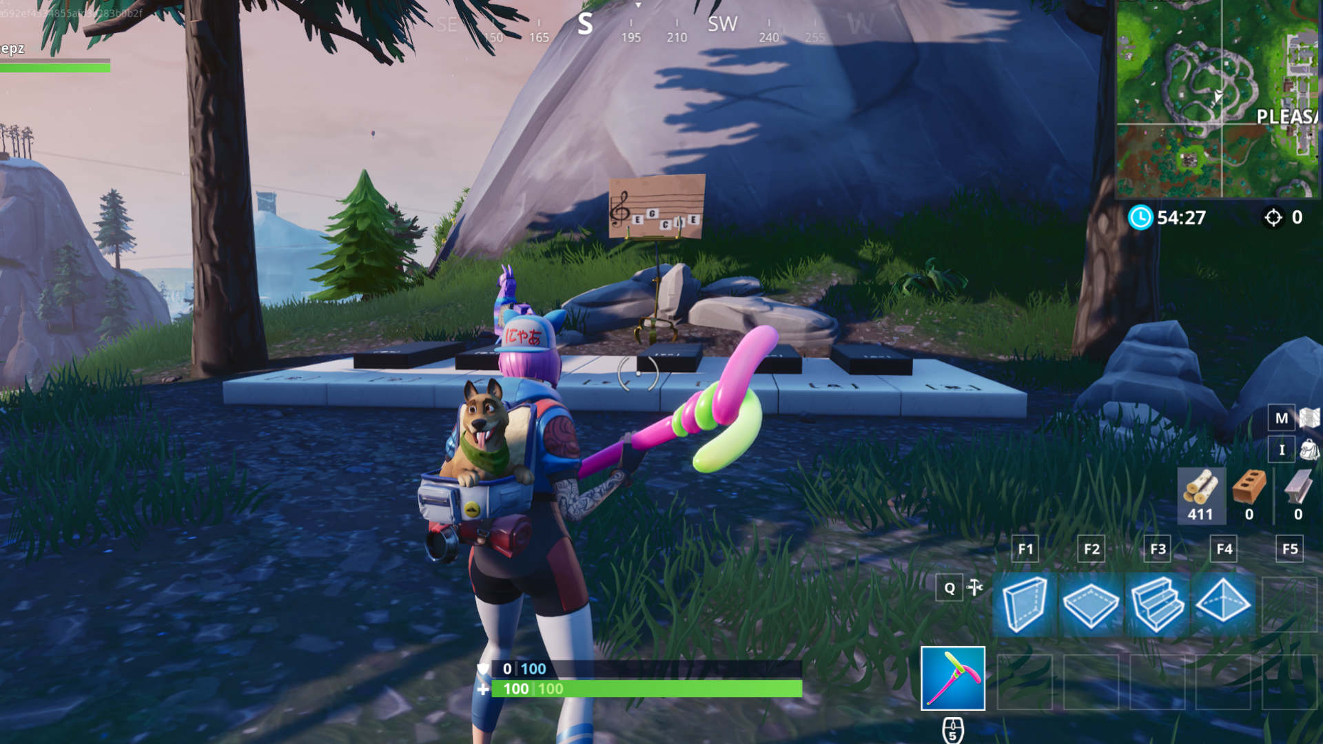play the sheet music at the piano near pleasant park