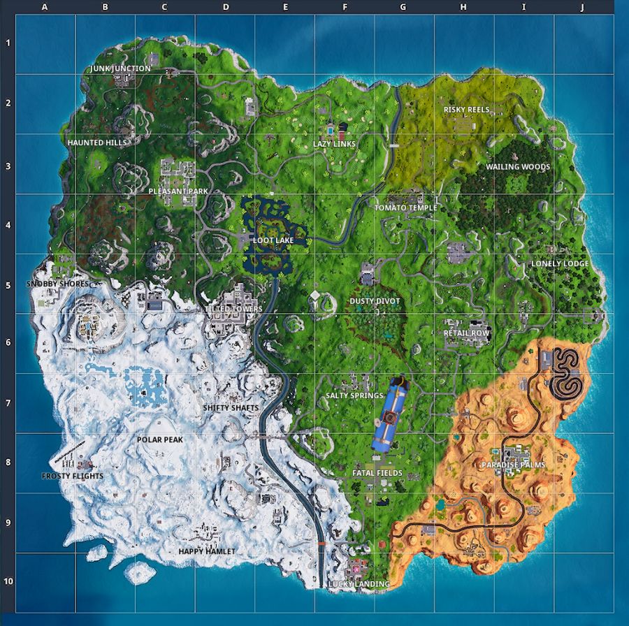 Here’s your first look at the Fortnite Season 7 map | PCGamesN