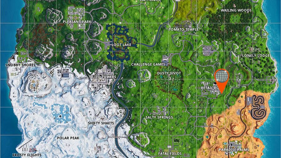 Fortnite Water Tower location
