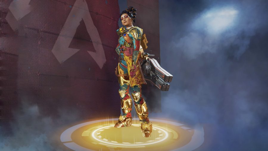 Rampart's The Devi You Know legendary skin in Apex Legends