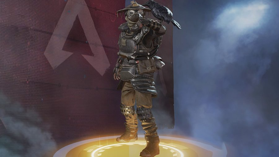 Bloodhound's The Plague Doctor legendary skin in Apex Legends