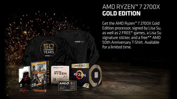 AMD Ryzen 2700X Gold Edition bundle