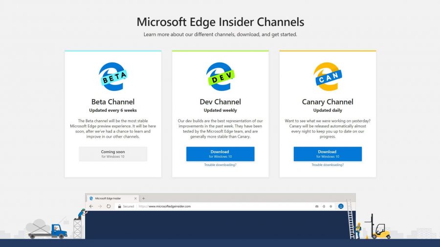 Microsoft Edge Insider channels