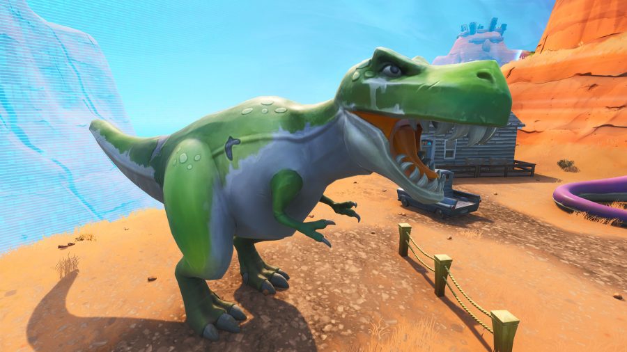 Fortnite Dinosaurs Where To Dance Between Three Dinosaurs Pcgamesn - fortnite dinosaurs where to dance between three dinosaurs