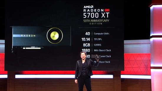 AMD RX 690 on stage at E3