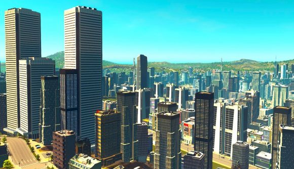 Skyscrapers in Cities: Skylines.