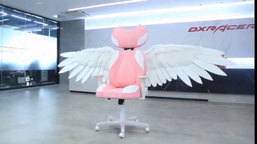 DXRacer Pink Kitty gaming chair