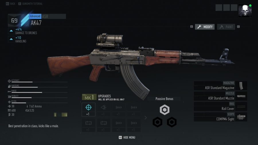 Ghost Recon Breakpoint weapons, AK47