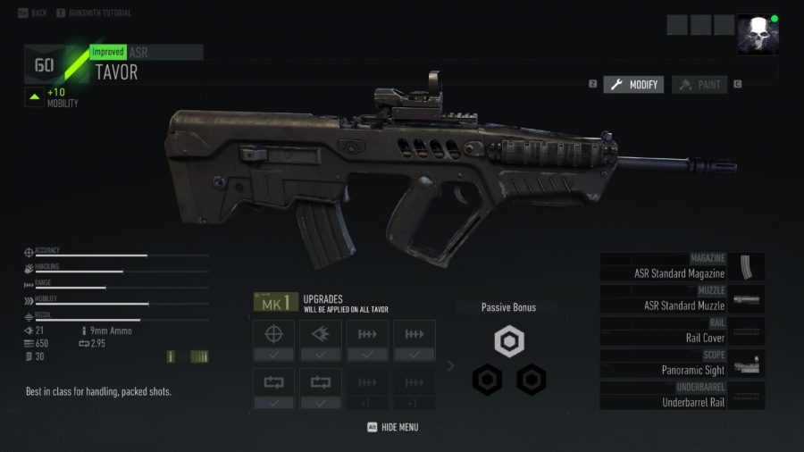 Ghost Recon Breakpoint weapons, TAVOR