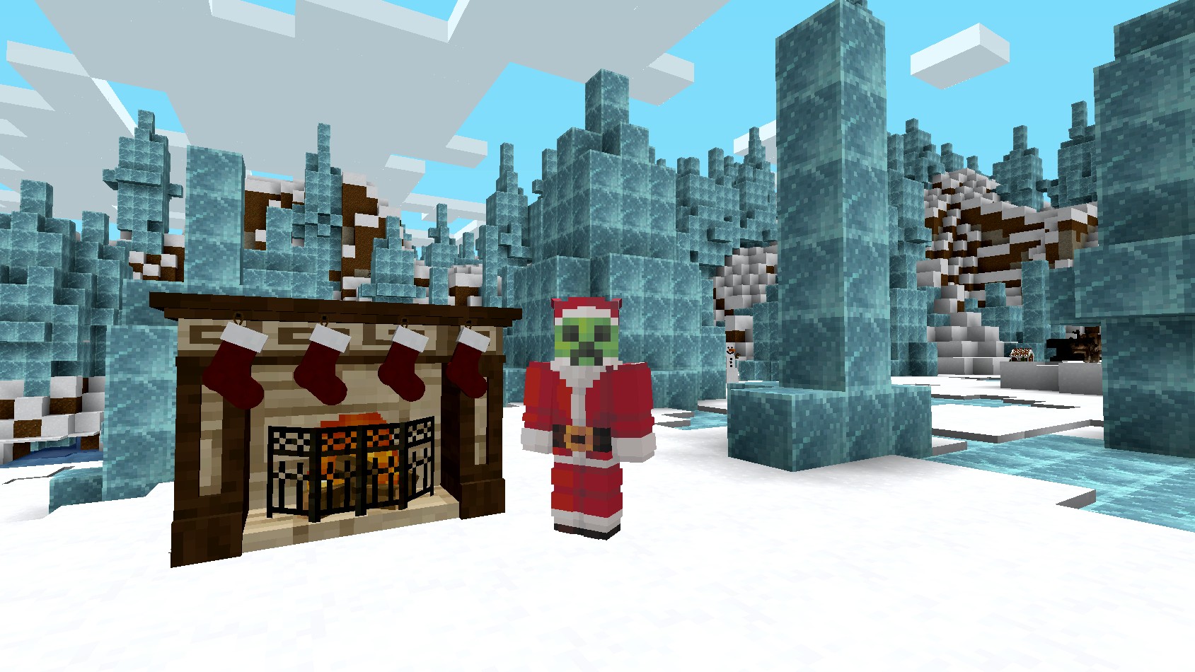 Minecraft Christmas the best festive Minecraft mods, skins, and seeds