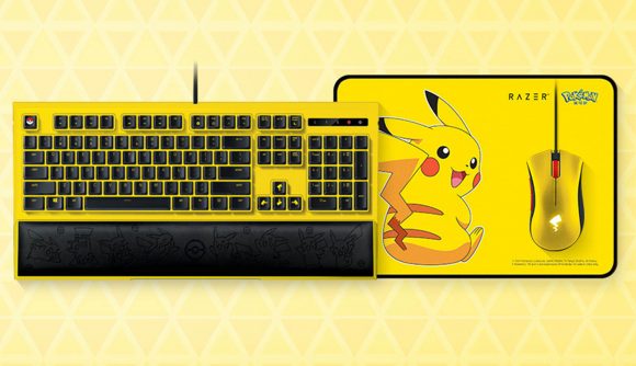 Razer Pikachu keyboard and mouse