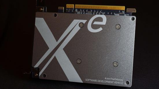 Intel Xe GPU backplate