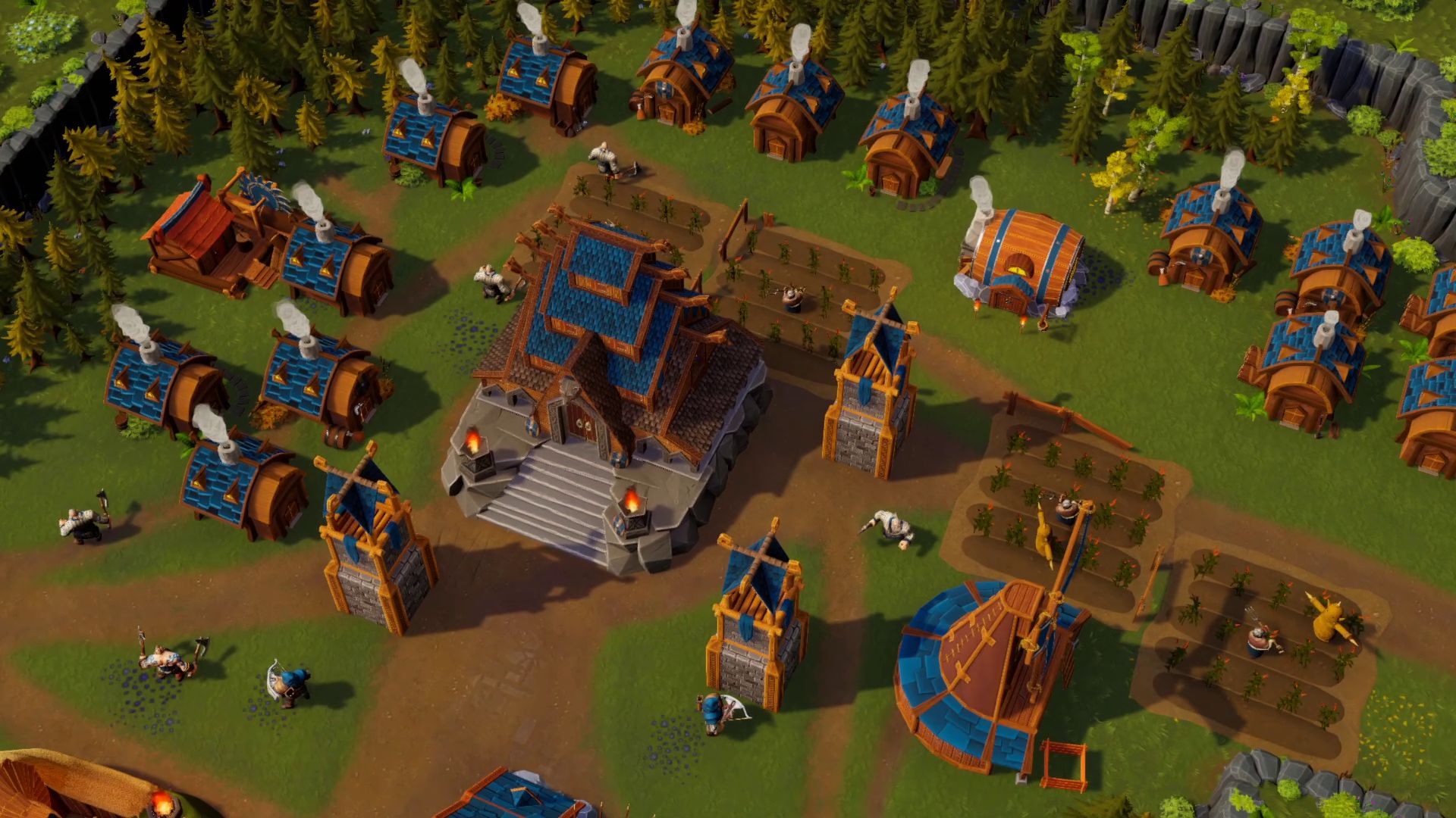 DwarfHeim هو بناء مدينة RTS تعاونية تقع في أرض قزم خيالية 5