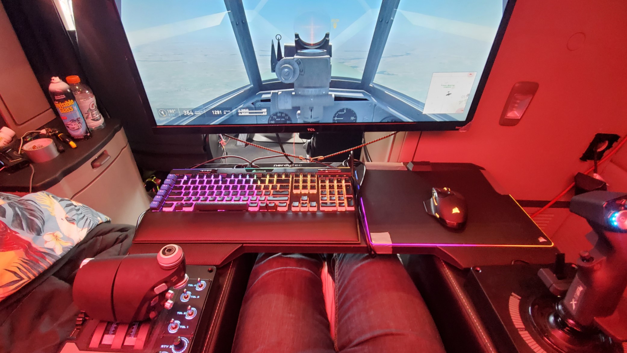 Gaming while trucking: check out this PC setup in a semi | PCGamesN