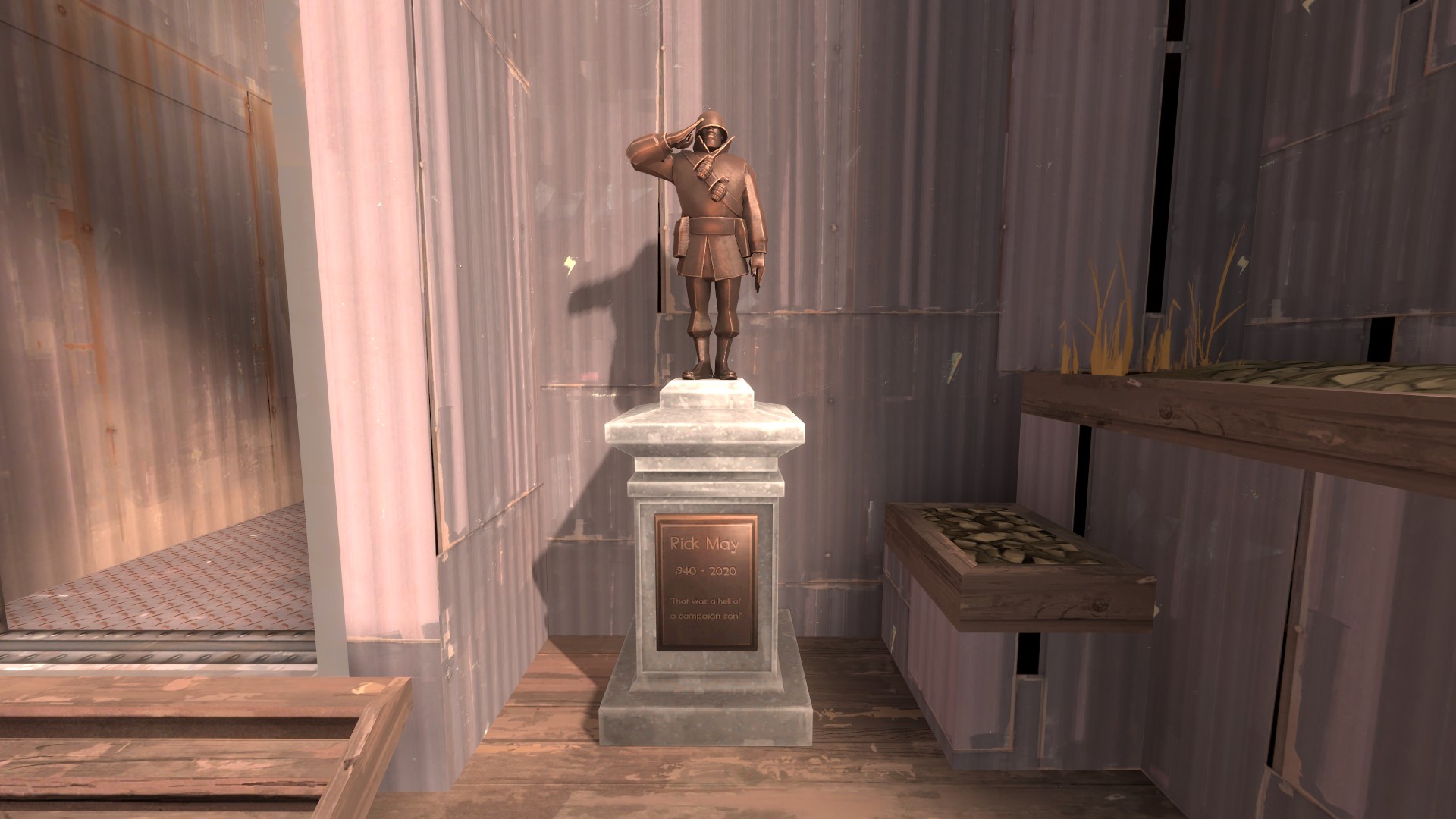 يضيف Team Fortress 2 تماثيل تكريماً لصوت الجندي 5