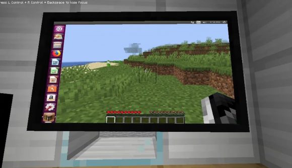 This Minecraft Mod Lets You Play Minecraft On A Pc In Minecraft Pcgamesn
