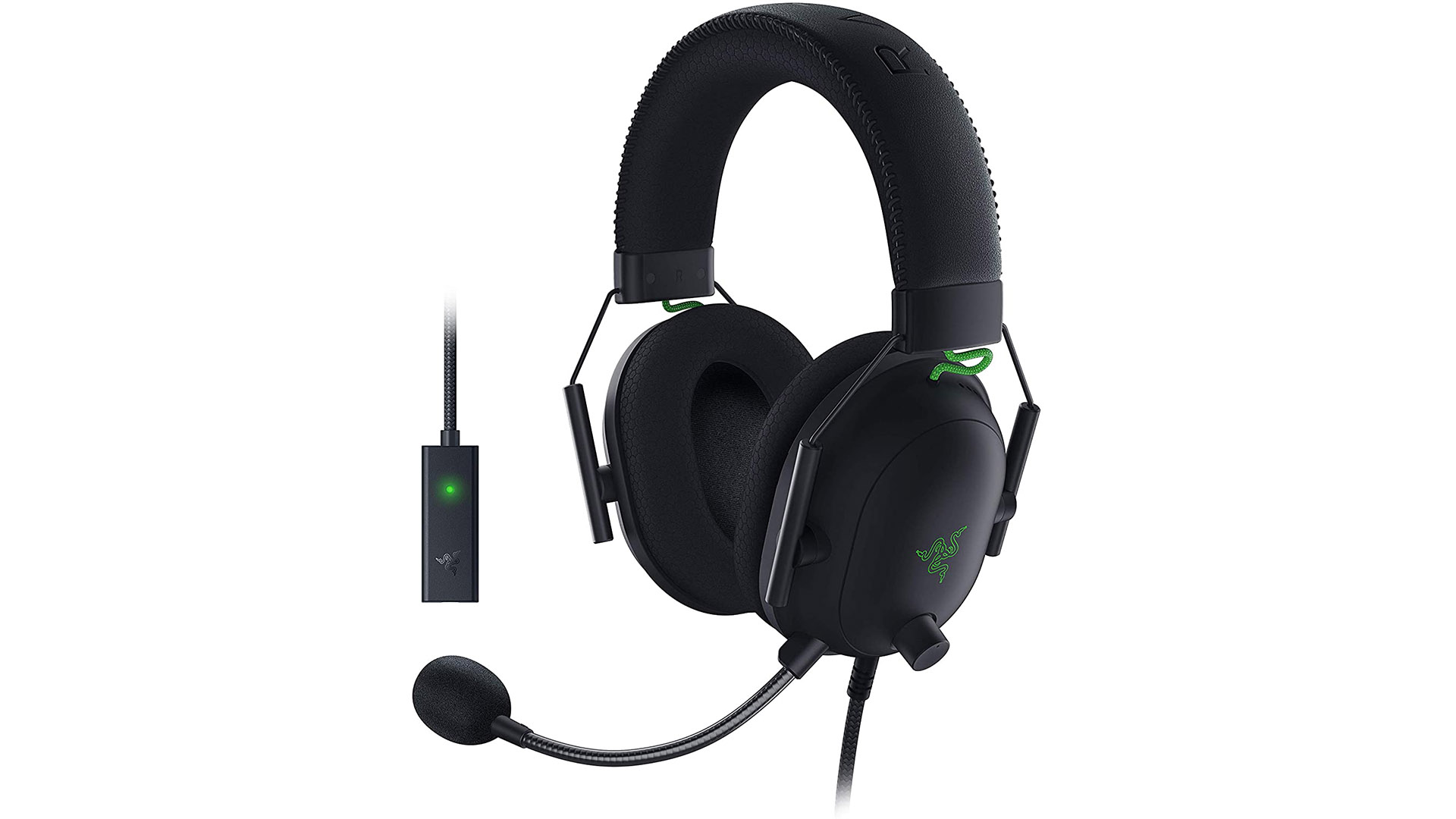 The best gaming headset is the Razer BlackShark V2, with a detachable microphone and memory foam headband