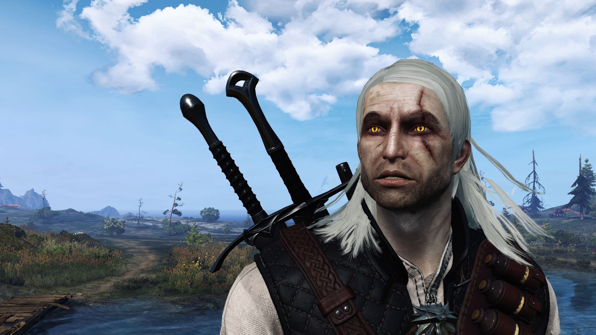 This Witcher 3 mod turns back the clock on Geralt’s face – and it’s a ...
