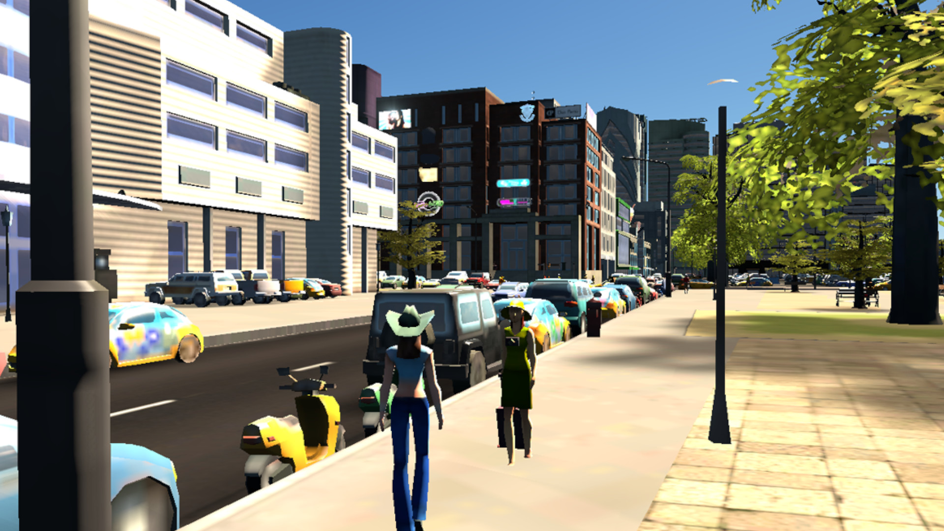 This Cities Skylines Mod Lets You Walk And Drive Around Your City Gta Style Pcgamesn