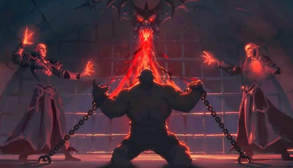 A still from one of WoW's animated short