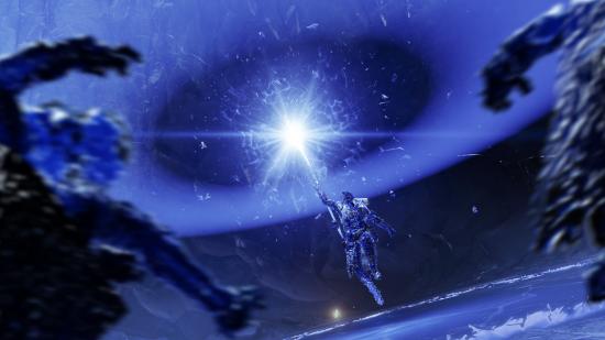 A Warlock using stasis abilities in Destiny 2 Beyond Light